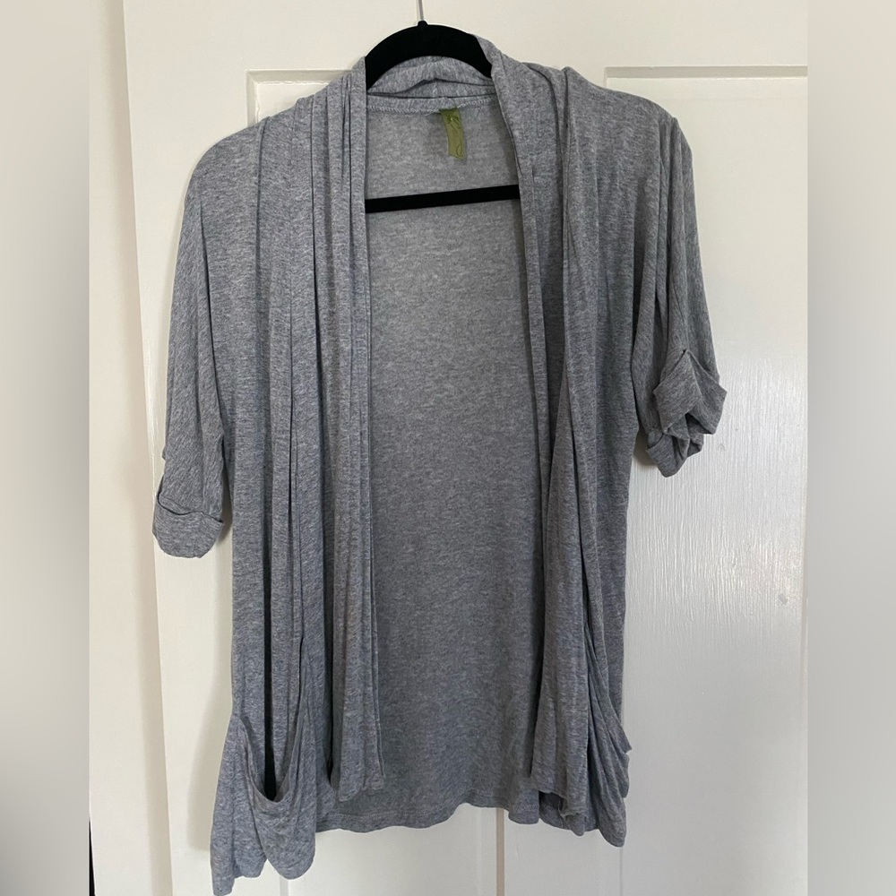 T-shirt/jersey material cardigan